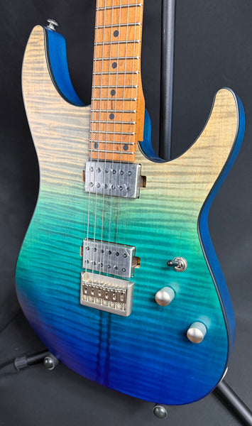 Schecter C-1 Standard Plus Electric Guitar Blue Fade Finish