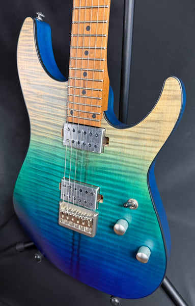 Schecter C-1 Standard Plus Electric Guitar Blue Fade Finish