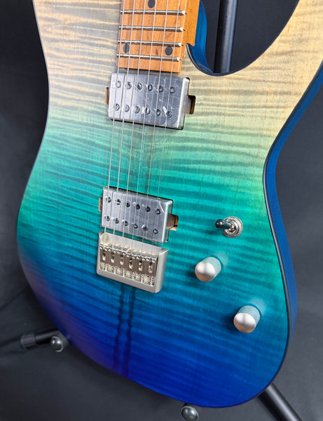 Schecter C-1 Standard Plus Electric Guitar Blue Fade Finish