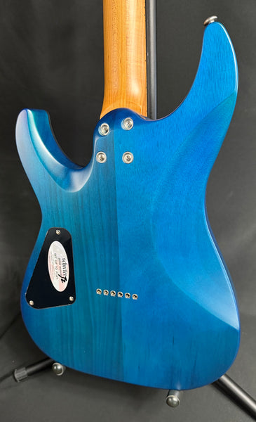 Schecter C-1 Standard Plus Electric Guitar Blue Fade Finish