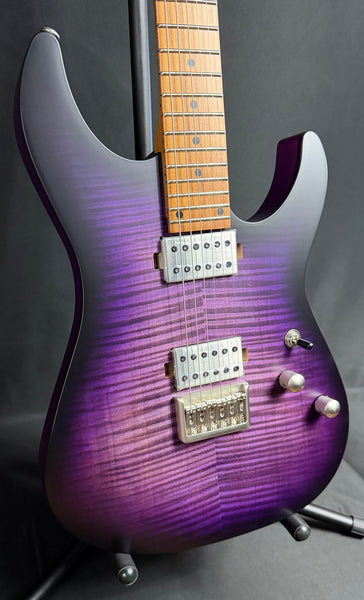 Schecter C-1 Standard Plus Electric Guitar Transparent Purple Burst Finish
