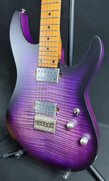 Schecter C-1 Standard Plus Electric Guitar Transparent Purple Burst Finish