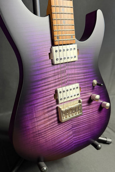 Schecter C-1 Standard Plus Electric Guitar Transparent Purple Burst Finish