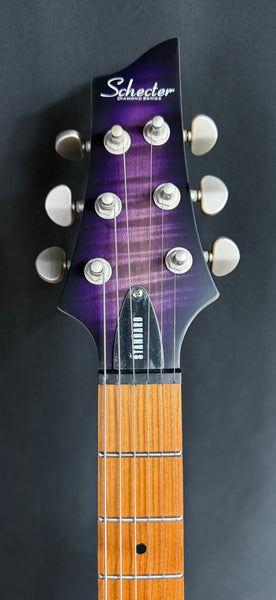 Schecter C-1 Standard Plus Electric Guitar Transparent Purple Burst Finish