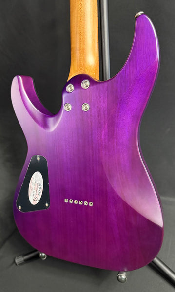 Schecter C-1 Standard Plus Electric Guitar Transparent Purple Burst Finish