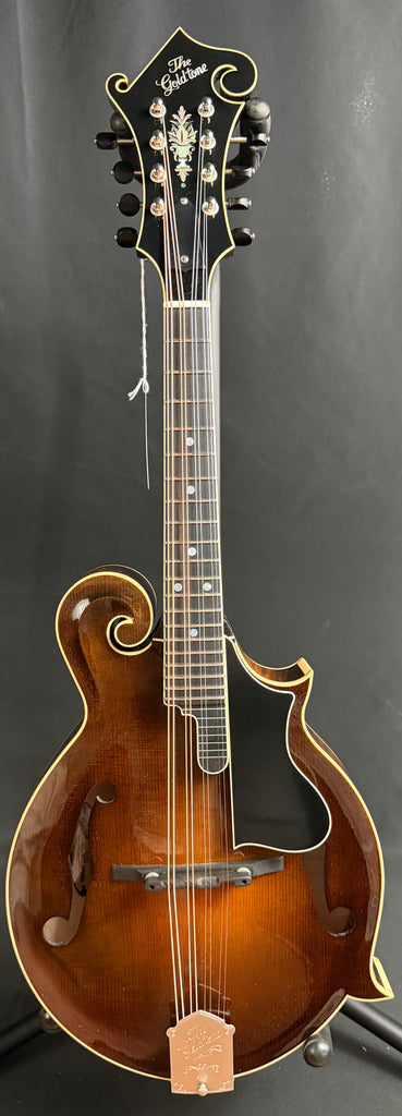 Gold Tone Grandmaster Elite F-Style Mandolin Vintage Leather Finish w/ Hardshell Case