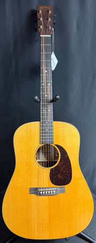 Martin D-10E Retro Dreadnought Acoustic-Electric Guitar Vintage Natural w/ Soft Case