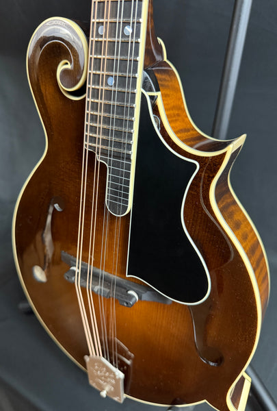 Gold Tone Grandmaster Elite F-Style Mandolin Vintage Leather Finish w/ Hardshell Case