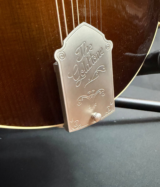 Gold Tone Grandmaster Elite F-Style Mandolin Vintage Leather Finish w/ Hardshell Case