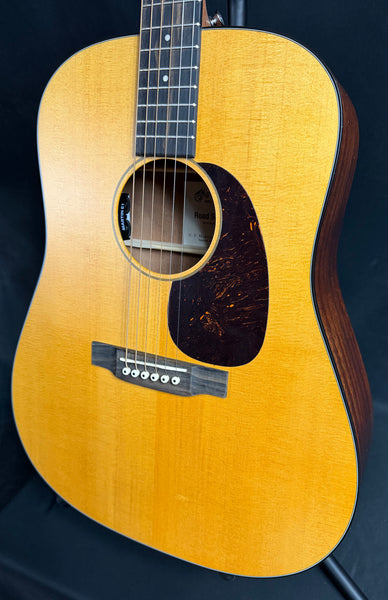 Martin D-10E Retro Dreadnought Acoustic-Electric Guitar Vintage Natural w/ Soft Case