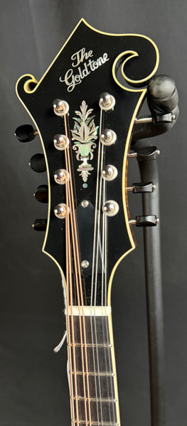 Gold Tone Grandmaster Elite F-Style Mandolin Vintage Leather Finish w/ Hardshell Case