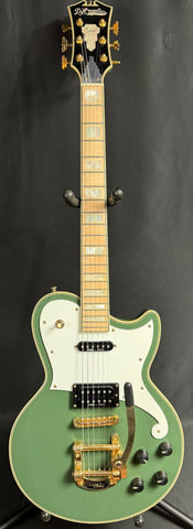 D'Angelico Excel Atlantic Electric Guitar Hunter Green w/ Bigsby w/ OHSC