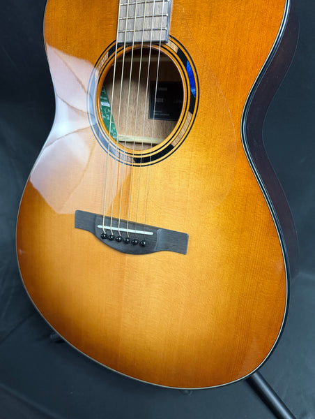 Yamaha TAS1E TransAcoustic Folk Acoustic-Electric Guitar Sand Burst Finish w/ Soft Case