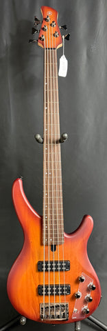 Yamaha TRBX505BRB 5-String Electric Bass Guitar Brick Red Burst (132)