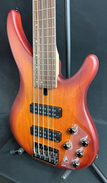 Yamaha TRBX505BRB 5-String Electric Bass Guitar Brick Red Burst (132)