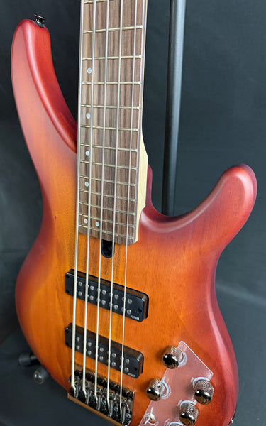 Yamaha TRBX505BRB 5-String Electric Bass Guitar Brick Red Burst (132)