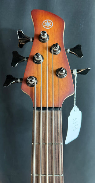 Yamaha TRBX505BRB 5-String Electric Bass Guitar Brick Red Burst (132)