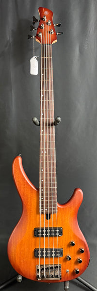 Yamaha TRBX505BRB 5-String Electric Bass Guitar Brick Red Burst (294)