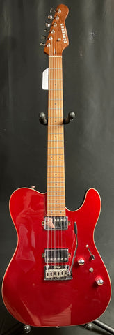 Cerberus Hermes 6VT T-Style Electric Guitar Red Sparkle Finish