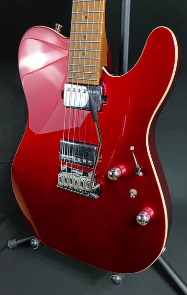 Cerberus Hermes 6VT T-Style Electric Guitar Red Sparkle Finish