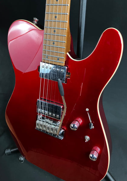 Cerberus Hermes 6VT T-Style Electric Guitar Red Sparkle Finish