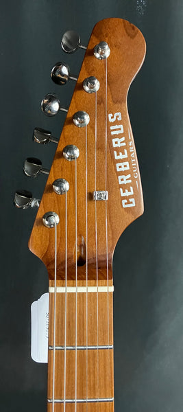 Cerberus Hermes 6VT T-Style Electric Guitar Red Sparkle Finish