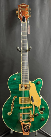 Gretsch Broadkaster Jr. LX Figured Center Block Electric Guitar Tropic Aura w/ OHSC