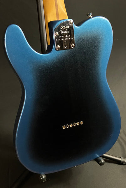 Fender American Professional II Telecaster Electric Guitar Dark Night Finish w/ OHSC