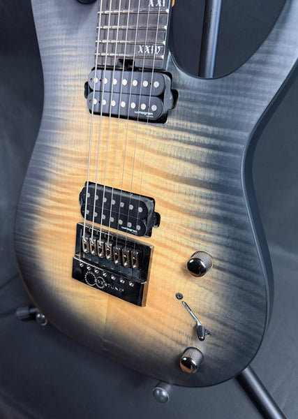 Schecter Banshee Mach-7 Evertune 7-String Electric Guitar Fallout Burst Finish
