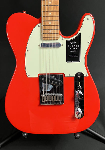 Fender Player Plus Telecaster Electric Guitar Fiesta Red Finish w/ Gig Bag