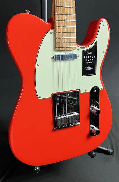 Fender Player Plus Telecaster Electric Guitar Fiesta Red Finish w/ Gig Bag