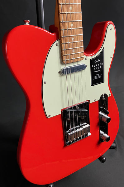 Fender Player Plus Telecaster Electric Guitar Fiesta Red Finish w/ Gig Bag
