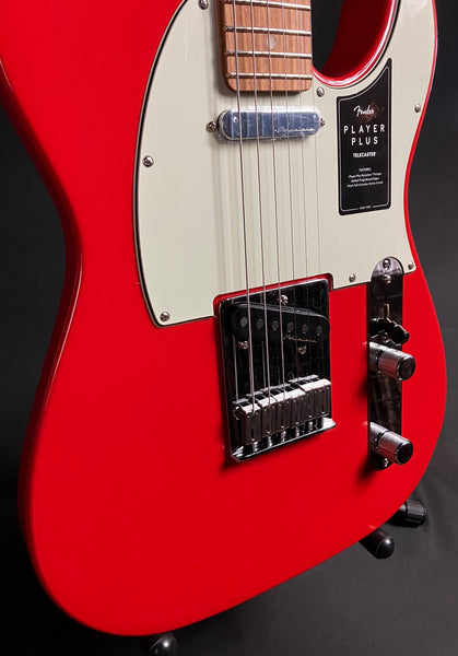 Fender Player Plus Telecaster Electric Guitar Fiesta Red Finish w/ Gig Bag