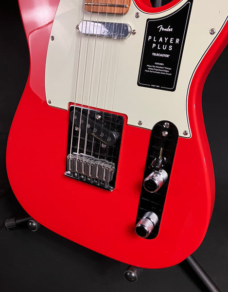 Fender Player Plus Telecaster Electric Guitar Fiesta Red Finish w/ Gig Bag