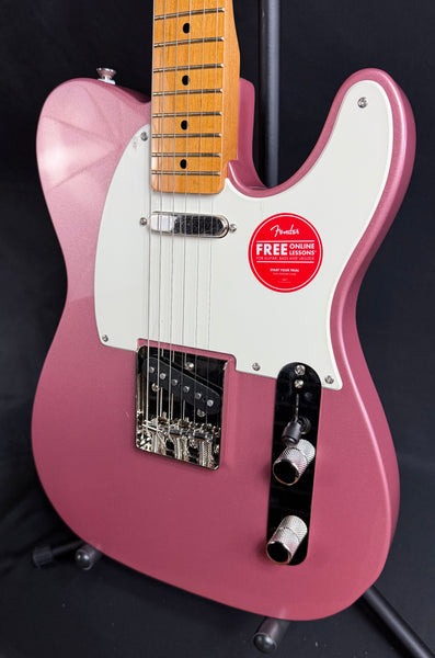 Squier FSR Classic Vibe 50's Telecaster Electric Guitar Burgundy Mist Finish (747)