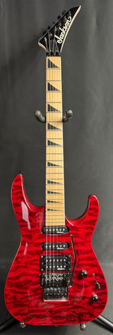 Jackson JS34Q Dinky DKA-M Electric Guitar Transparent Red