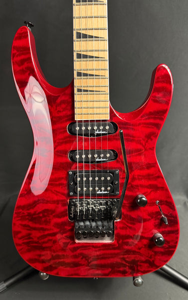Jackson JS34Q Dinky DKA-M Electric Guitar Transparent Red