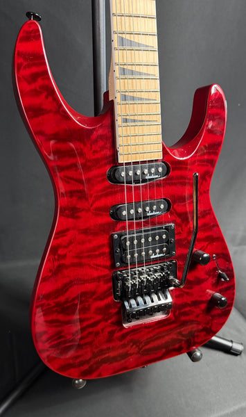 Jackson JS34Q Dinky DKA-M Electric Guitar Transparent Red