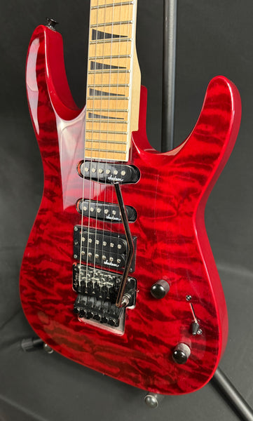 Jackson JS34Q Dinky DKA-M Electric Guitar Transparent Red