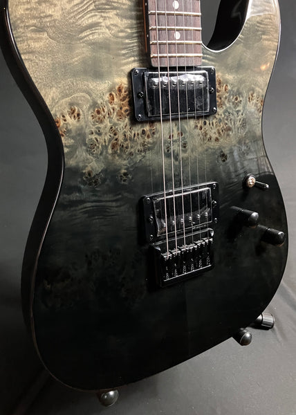 Schecter PT Standard Electric Guitar Black Fade Burst Burl Finish