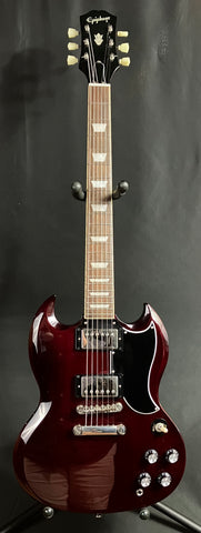 Epiphone SG Standard 60's Electric Guitar Dark Wine Red Finish w/ Gig Bag
