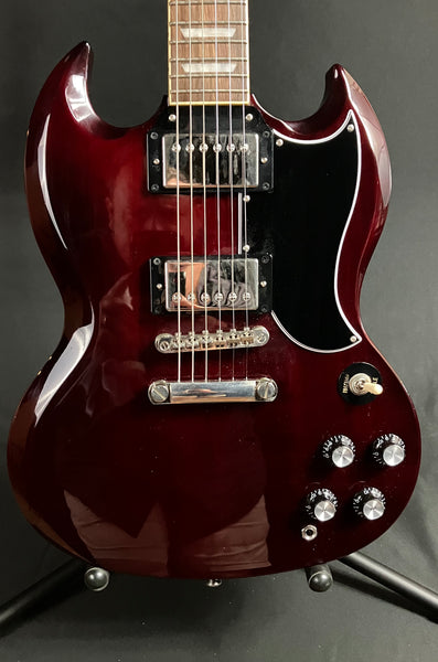 Epiphone SG Standard 60's Electric Guitar Dark Wine Red Finish w/ Gig Bag