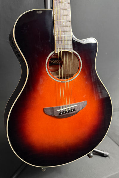 Yamaha APX600OVS Thin Body Acoustic-Electric Guitar Old Violin Sunburst