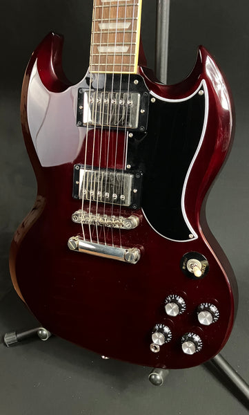 Epiphone SG Standard 60's Electric Guitar Dark Wine Red Finish w/ Gig Bag