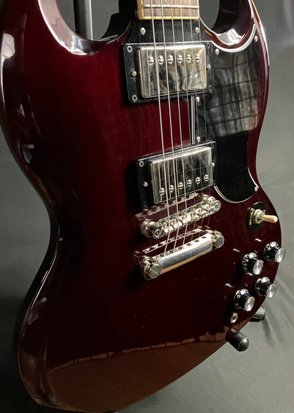 Epiphone SG Standard 60's Electric Guitar Dark Wine Red Finish w/ Gig Bag
