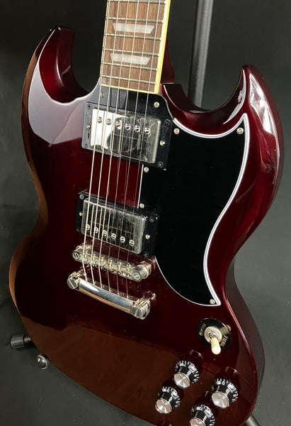 Epiphone SG Standard 60's Electric Guitar Dark Wine Red Finish w/ Gig Bag