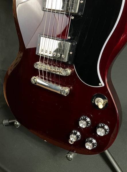 Epiphone SG Standard 60's Electric Guitar Dark Wine Red Finish w/ Gig Bag