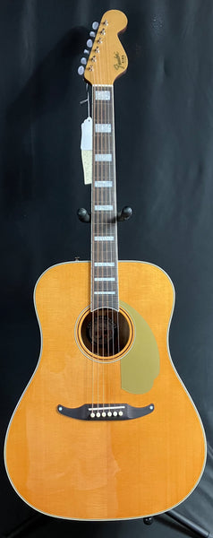 Fender King Vintage Dreadnought Acoustic-Electric Guitar Aged Natural w/ OHSC