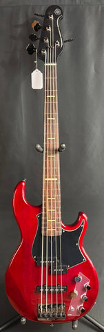 Yamaha BB735A Broad Bass 5-String Bass Guitar Fired Red Finish w/ Gig Bag (361)