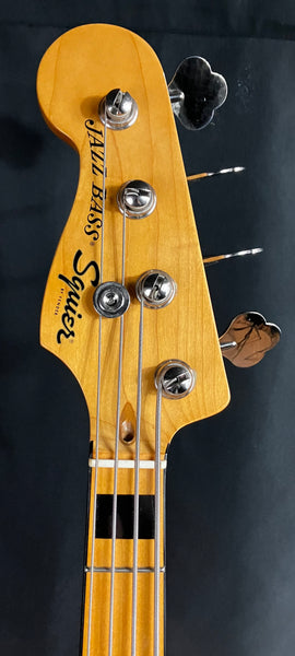 Squier Classic Vibe 70's Jazz Bass Left-Handed 4-String Bass Guitar Gloss Black